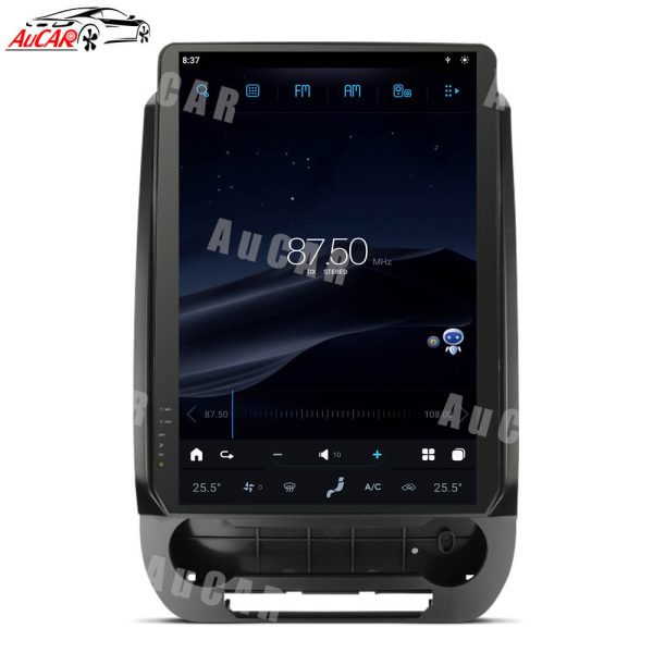 AuCar Android T-Style Car Video for Ford Expedition 2018-2021 Radio Car Auto Tesla Vertical Screen Multimedia Video Player GPS Navi CarPlay GPS Stereo Autoradio