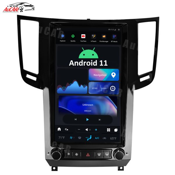 AuCar Tesla Android 11 13.6″ Car Radio GPS Navigation For Infiniti FX35 FX37 FX50 QX70 2009-2016 Car Multimedia Stereo Player Car Video