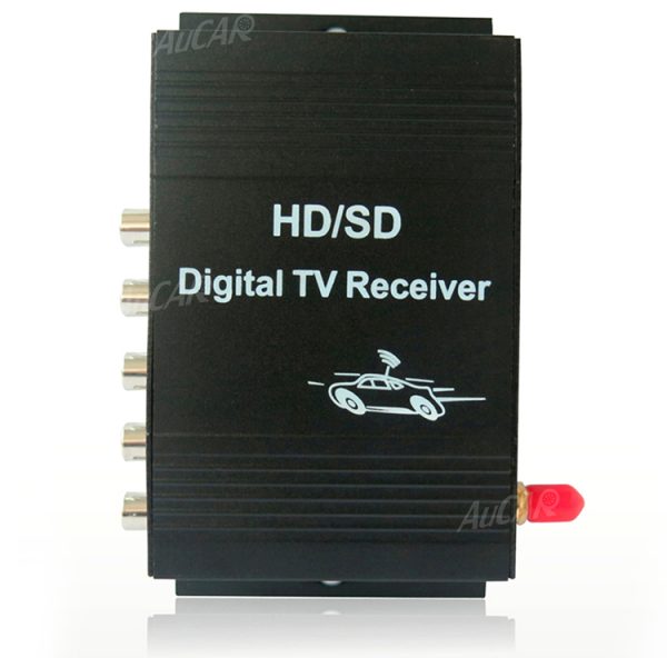 AuCAR DVB-T/T2/ATSC Car Digital TV HD MPEG-4 Tuner Receiver Two Antenna 140-200km/h Two Chip Tuner DVB T BOX