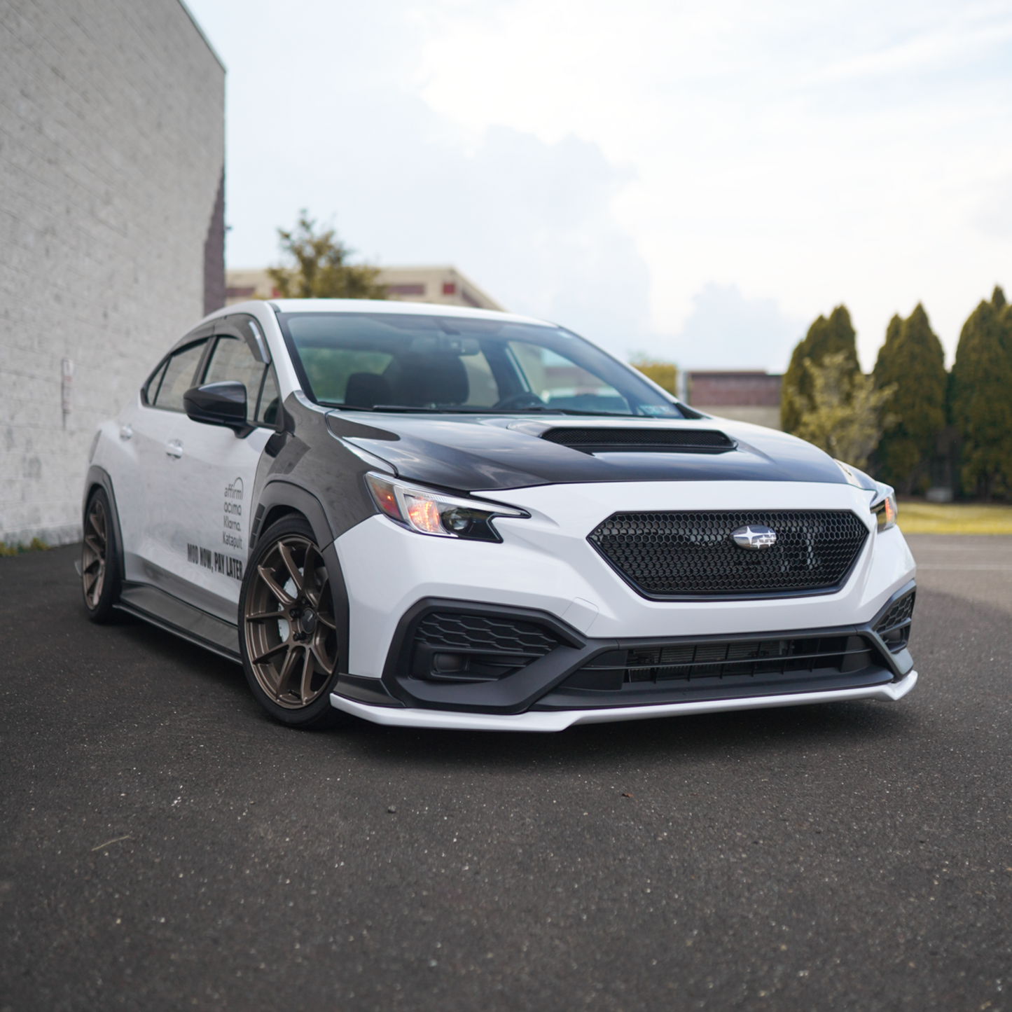 JDMuscle 22-25 WRX Carbon Fiber/FRP Vented Fenders