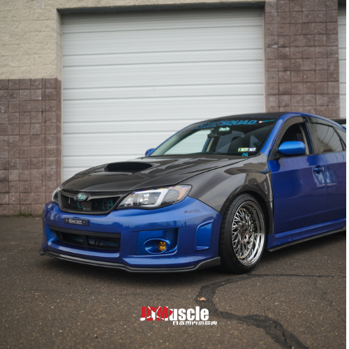 JDMuscle Tanso Carbon Fiber/FRP OE Style Fenders for 08-14 STI / 11-14 WRX GRB/GVB