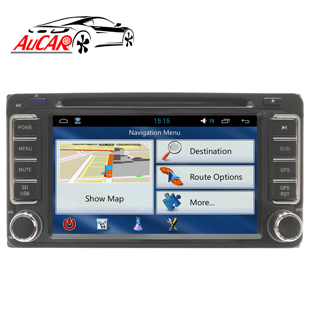 AuCAR 6.2″ Toyota Universal Car Stereo GPS Navigation system for RAV4, Corolla, Land Cruiser, Prado