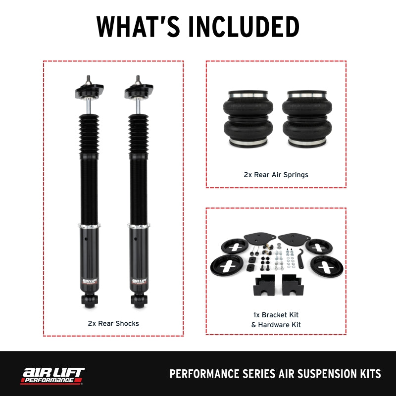 Air Lift 11-23 Dodge Charger / 15-23 Dodge Challenger Performance Rear Kit