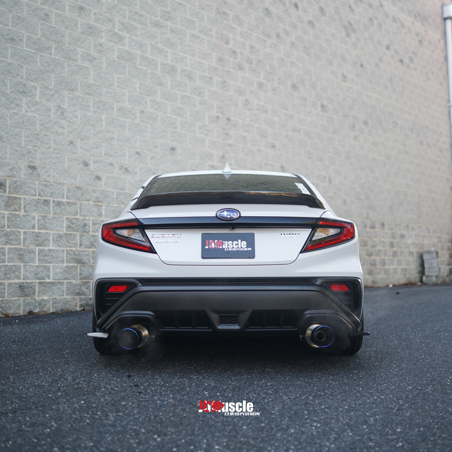 JDMuscle 22-25 WRX Tanso Carbon Fiber Duck Bill V1