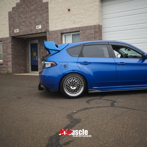 JDMuscle 08-14 WRX/STI VS Style Spoiler ABS / Paint Matched / Partial Carbon Fiber w/ Brake Lights