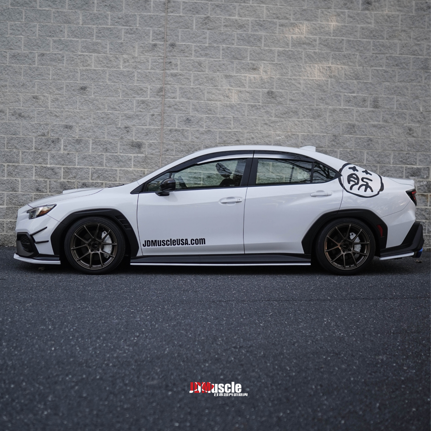 JDMuscle 22-25 WRX Rain Guard V1 - Paint Matched