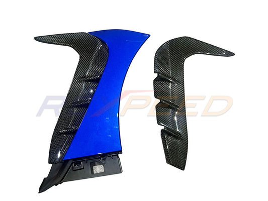 GR86 / BRZ 2022+ V2 Carbon Fiber Fender Ducts Fins