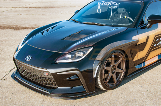 Rexpeed GR86 V3 Carbon Splitter + Front Side Diffuser