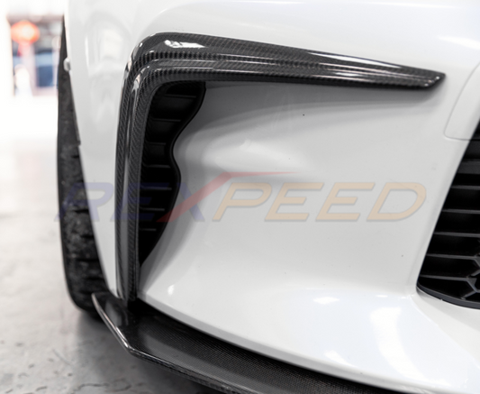 Rexpeed GR86 V4 Carbon Fiber Front Bumper Side Garnish
