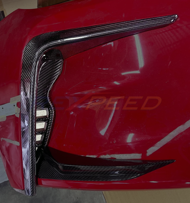 Rexpeed GR86 2022+ Dry Carbon Front Side Duct Cover -Matte