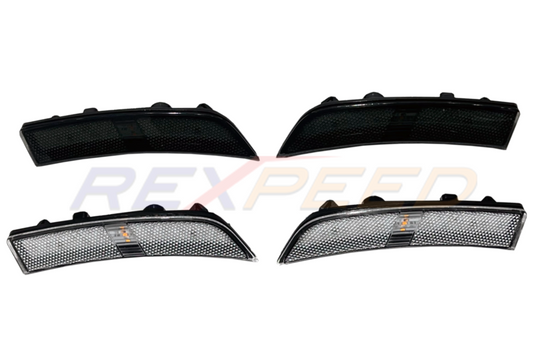 Rexpeed GR86 / BRZ 2022+ Flat Side Marker Lights-Clear Lens