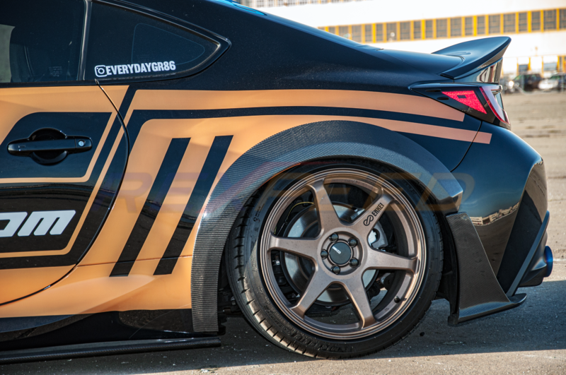 Rexpeed GR86 / BRZ 2022+ V3 Carbon Fiber Fender Trim Kit
