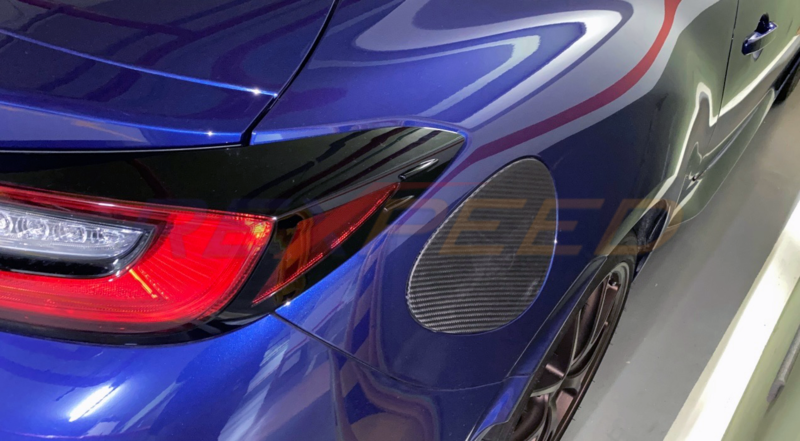 Rexpeed GR86 / BRZ 2022+ Dry Carbon Fuel Door Cover-Matte