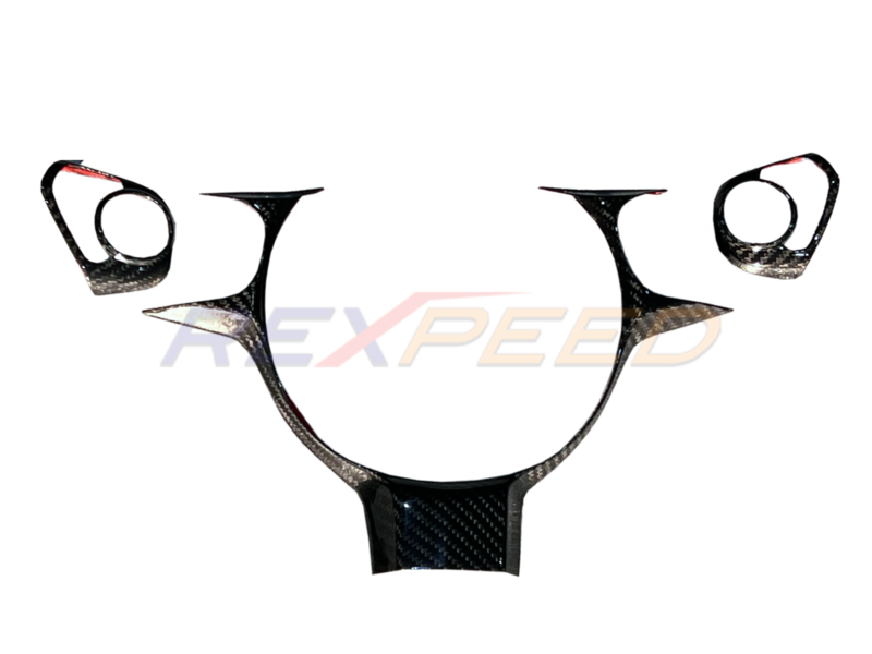 Rexpeed GR86 / BRZ 2022+ Dry Carbon Steering Wheel Cover-Gloss