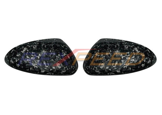 Rexpeed GR86 / BRZ 2022+ Dry Carbon Mirror Cap Replacements-HALF COVERED VERSION-Gloss