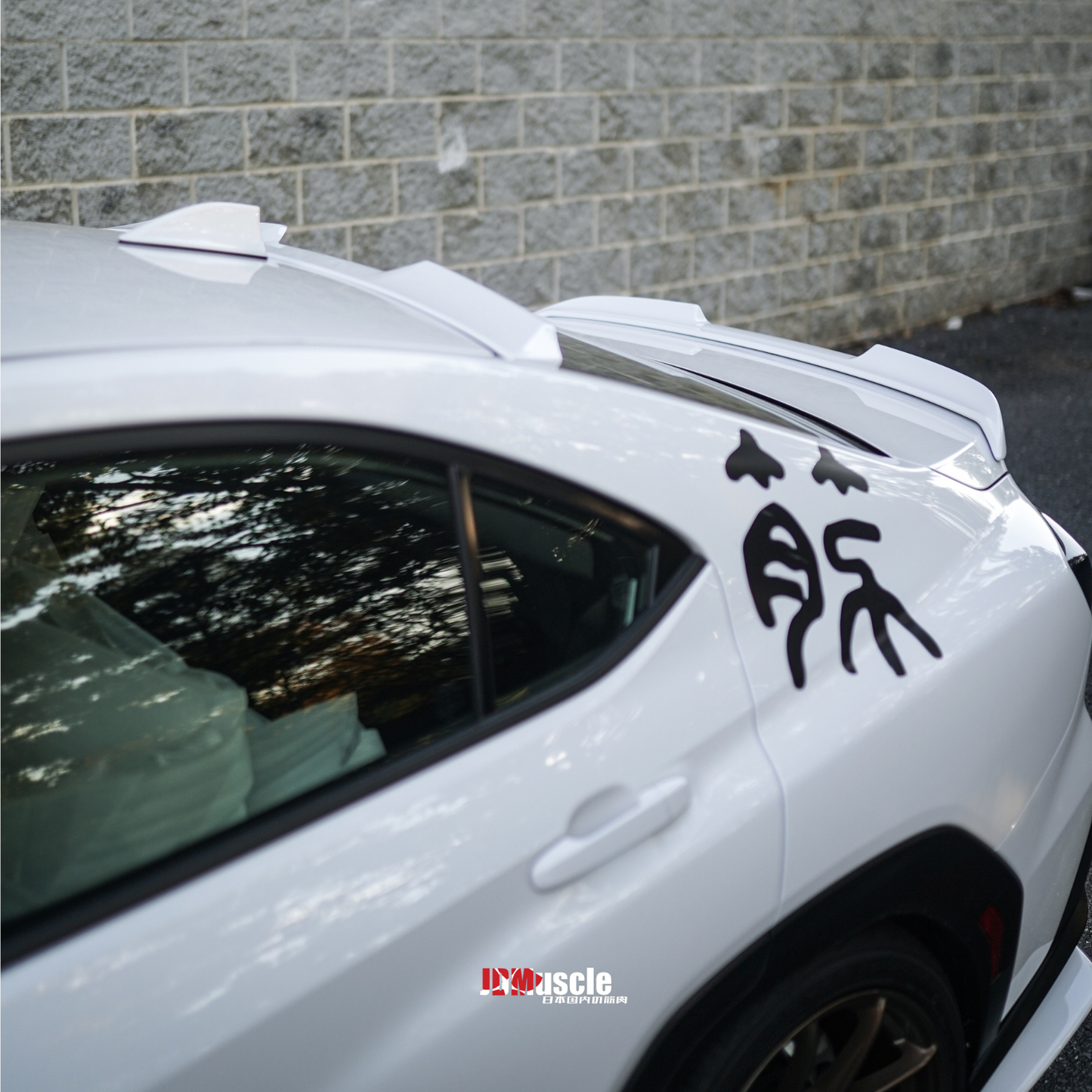 JDMuscle 22-25 WRX Roof Spoiler V1 | Paint Matched / Gloss Black / ABS