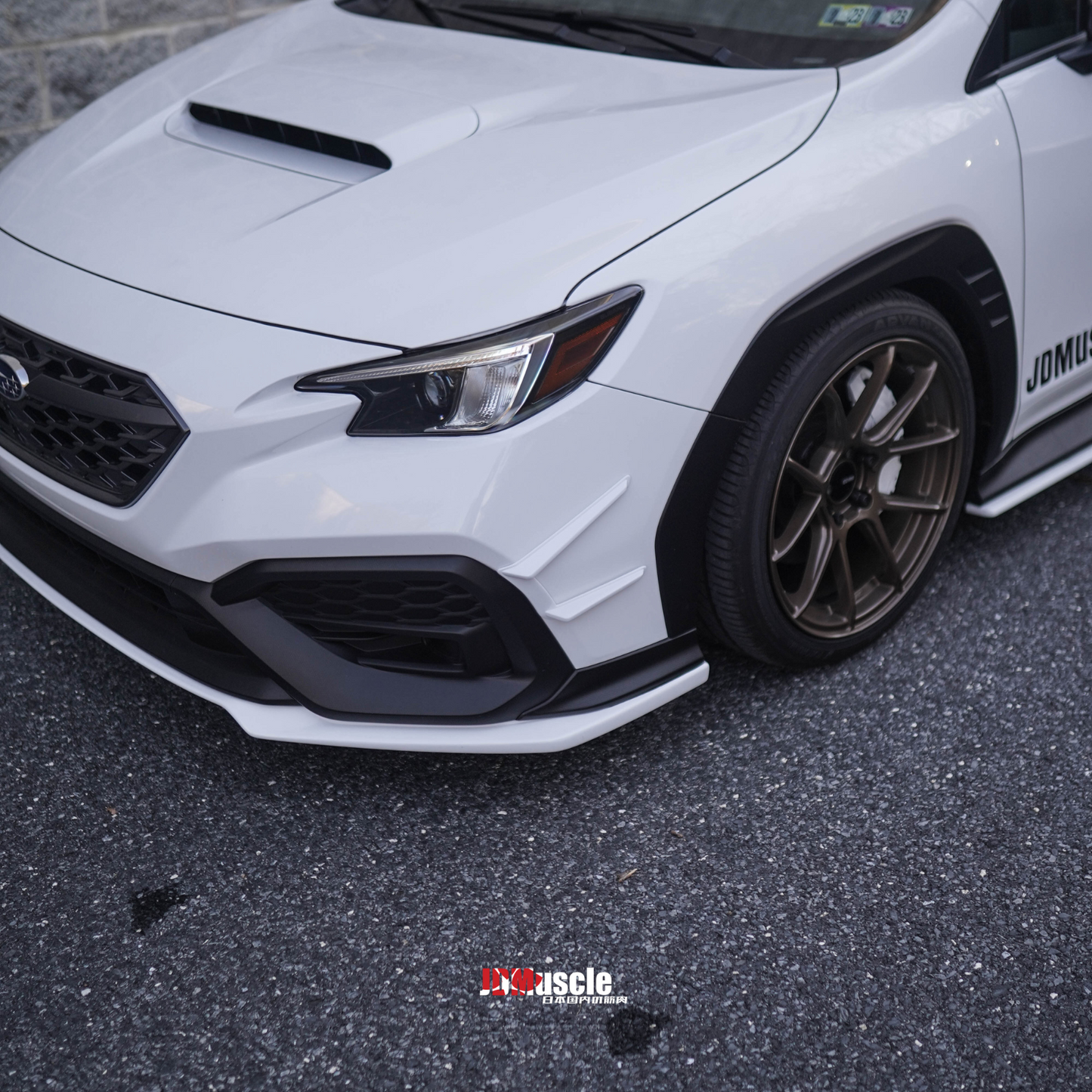 JDMuscle 22-25 WRX Canards V1 - ABS / Paint Matched / Gloss Black
