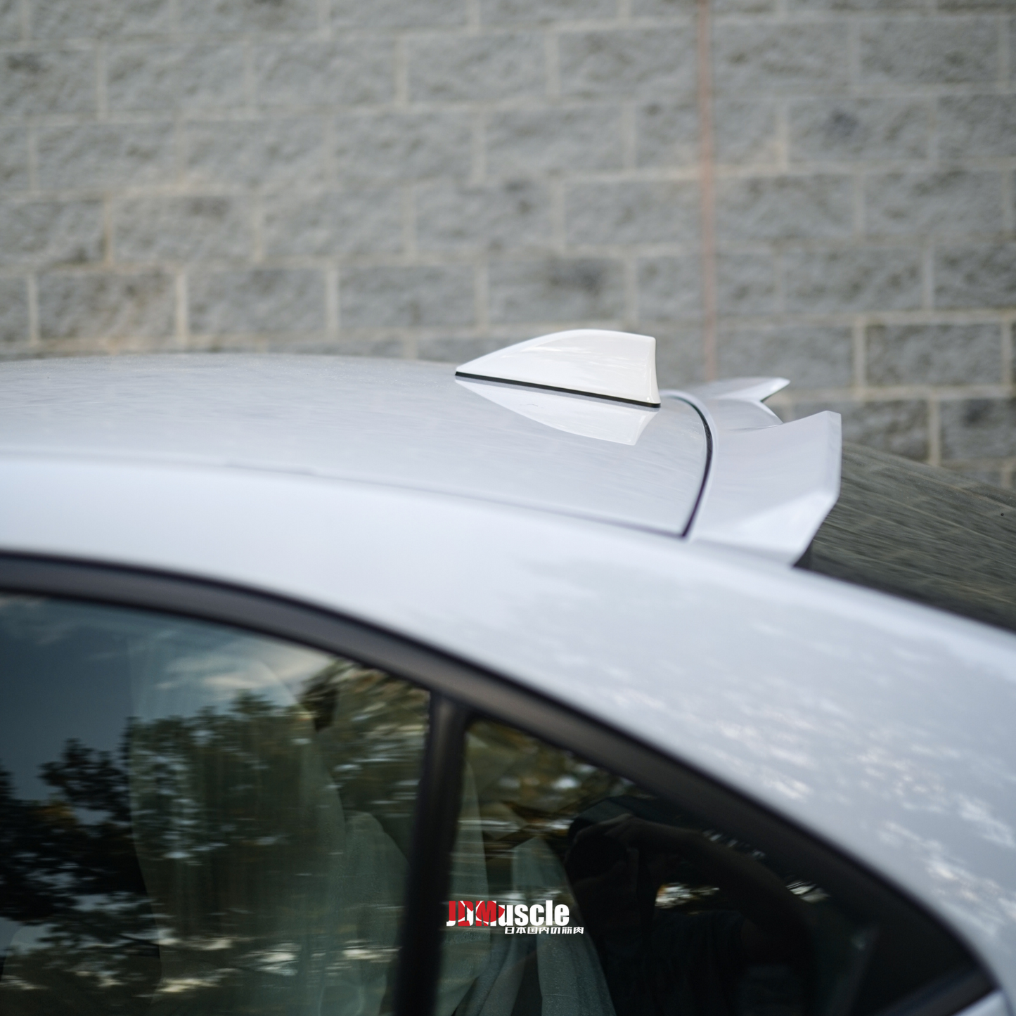 JDMuscle 2022-23 WRX Roof Spoiler V1 - Paint Matched / Gloss Black / ABS | JDM-WRX22-ROS-V1