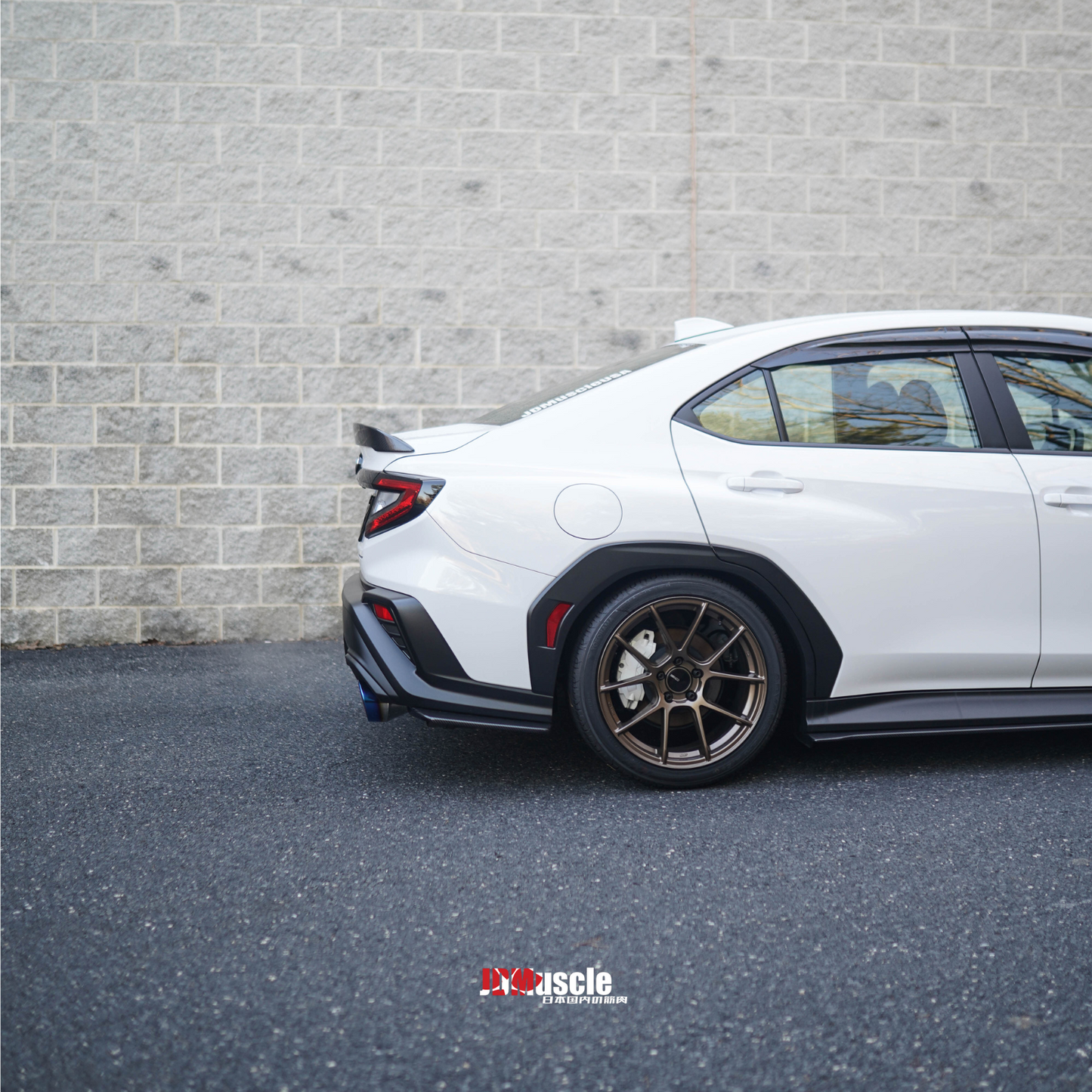 JDMuscle 22-25 WRX Tanso Carbon Fiber Duck Bill V1