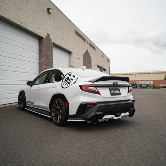 JDMuscle 22-25 WRX Tanso Carbon Fiber Duck Bill V2