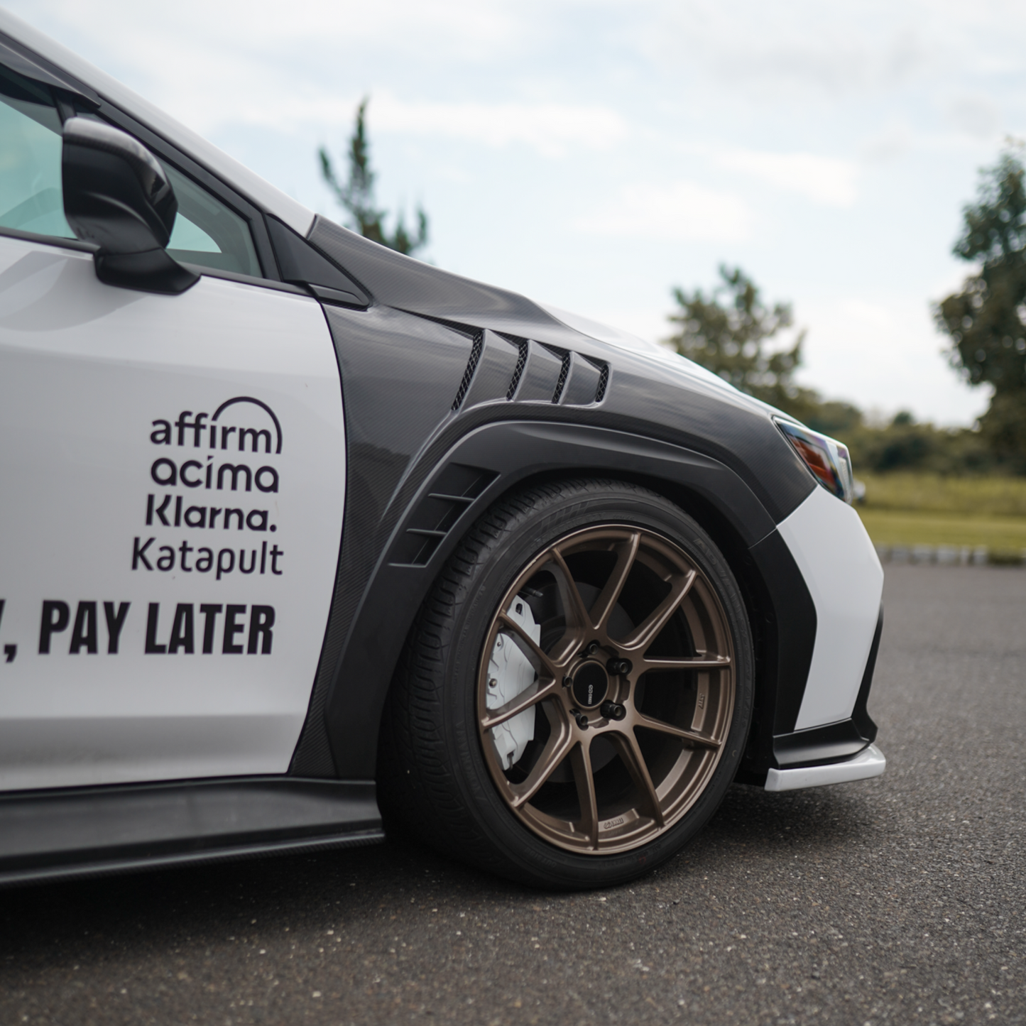 JDMuscle 22-25 WRX Carbon Fiber/FRP Vented Fenders