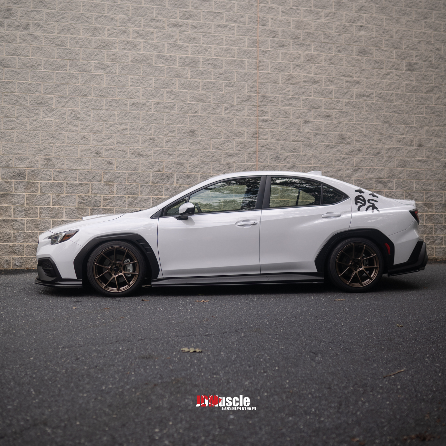 JDMuscle 22-25 WRX Tanso Carbon Fiber Aero Combo OE+ Style