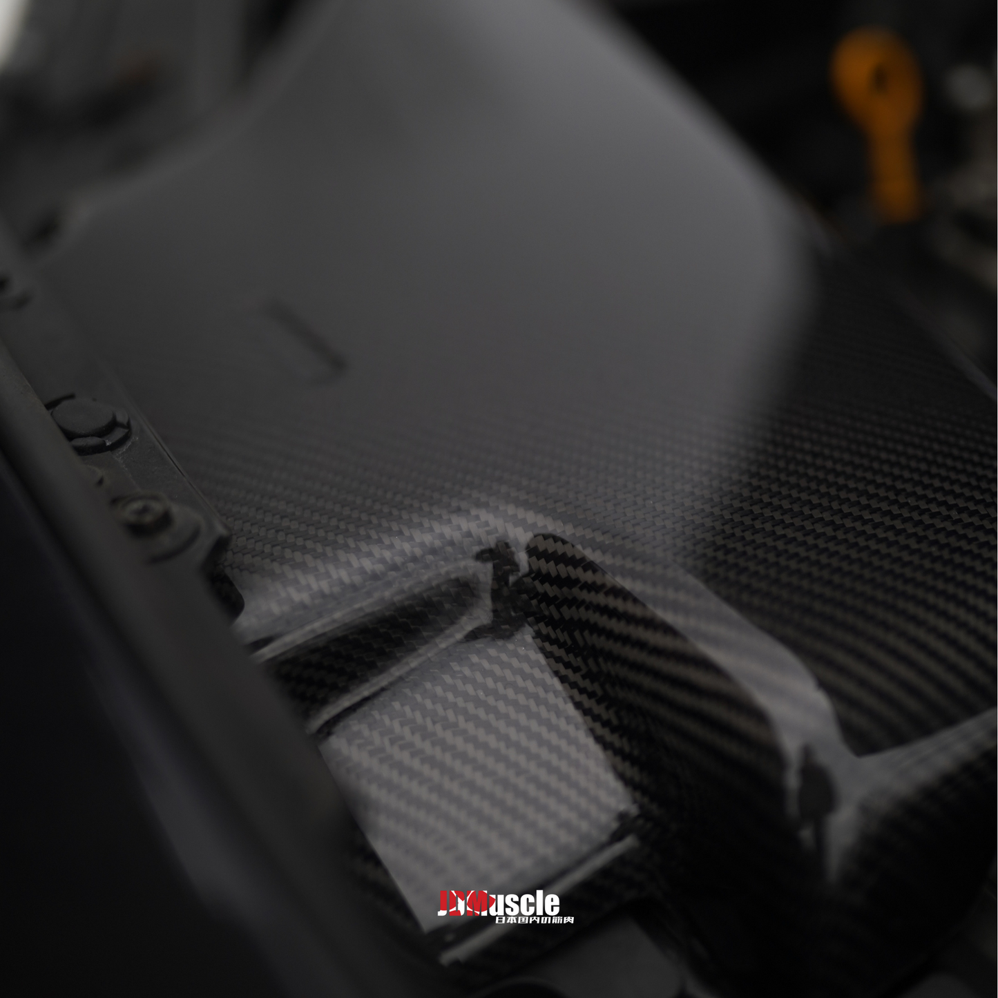 JDMuscle Tanso Carbon Fiber Intake Trim Cover v2 - 2015+ WRX/STI