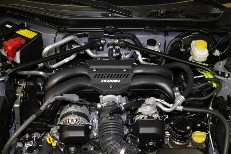 Perrin 2022+ BRZ / GR86 Engine Cover - Black Wrinkle | PSP-ENG-162BK