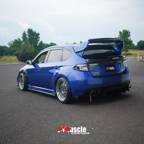 JDMuscle 08-14 WRX/STI VS Style Spoiler ABS / Paint Matched / Partial Carbon Fiber w/ Brake Lights