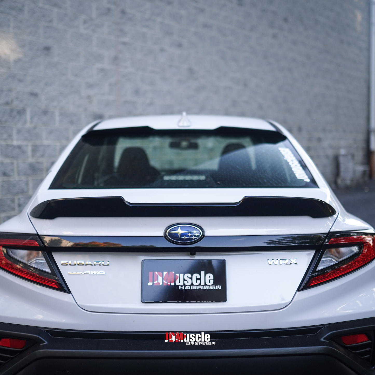 JDMuscle 22-25 WRX Roof Spoiler V1 | Paint Matched / Gloss Black / ABS