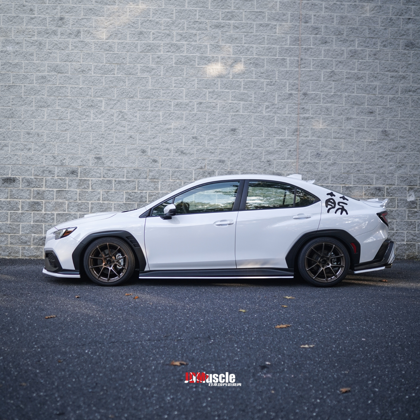 JDMuscle 2022-23 WRX Roof Spoiler V1 - Paint Matched / Gloss Black / ABS | JDM-WRX22-ROS-V1