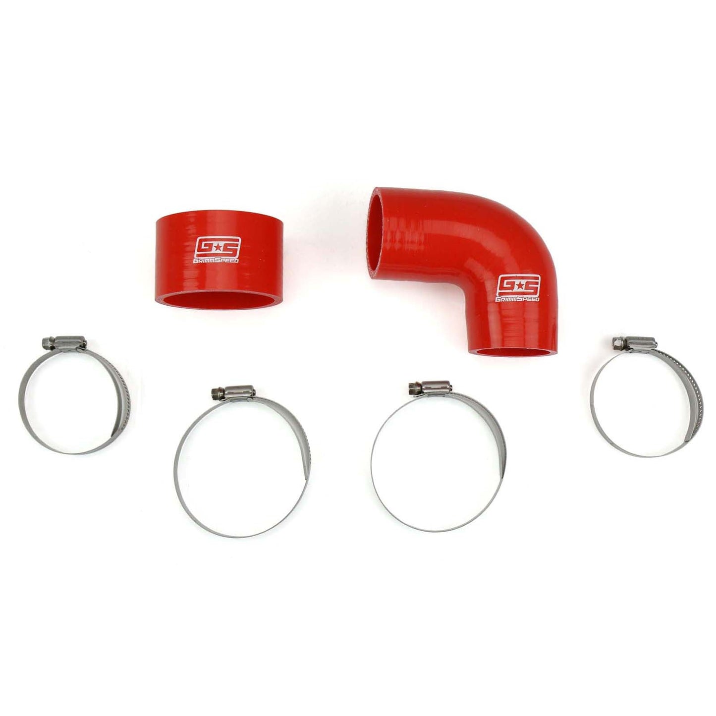 GrimmSpeed Top Mount Intercooler Silicone Coupler Kit - 2004-21 Subaru STI, 2002-07 Subaru WRX