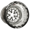 Weld V-Series 16x16 / 5x5 / 5 BS / 3.5 HB - Polished Center - Black Shell - Polished DBL Wheel