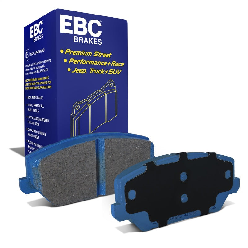 EBC Bluestuff Front Brake Pads - 2022-2026 Hyundai Elantra N / 2019-2022 Hyundai Veloster N (2nd Gen)