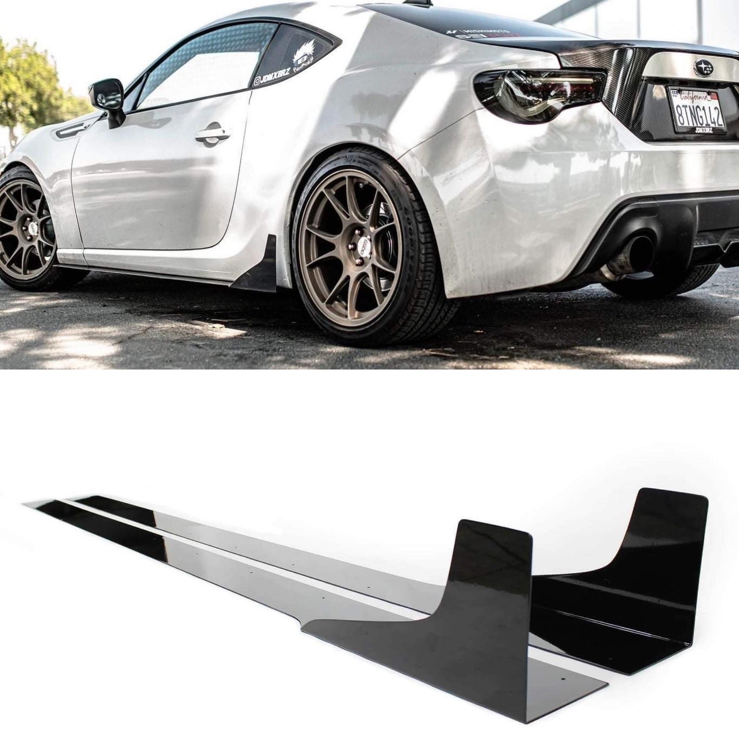 2013-2019 Scion FRS/Subaru BRZ V3 Side Skirt Extensions