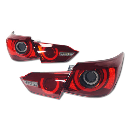 Racing Art [14-17 & 18+ Infiniti Q50 / Q50S] 400R Style Tailights