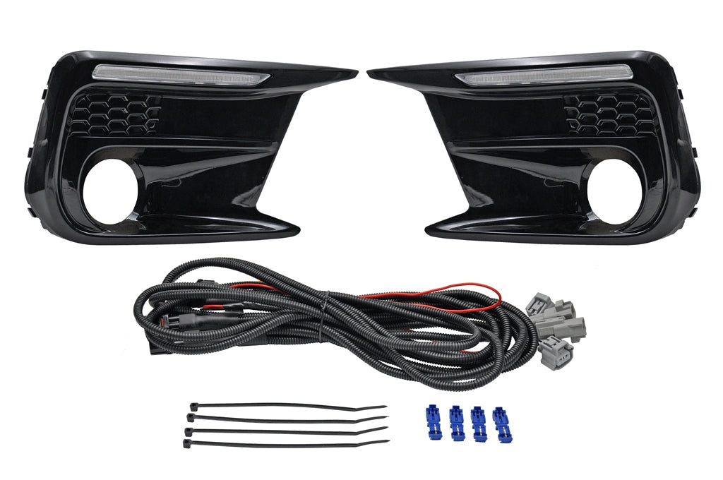 JDMuscle 18-21 WRX/STI JDM Style Sequential Turn+Drl Bezel w/ Fog Light Cut Out