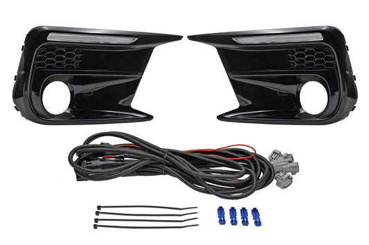 JDMuscle 18-21 WRX/STI JDM Style Sequential Turn+Drl Bezel w/ Fog Light Cut Out