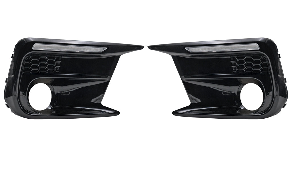 JDMuscle 18-21 WRX/STI JDM Style Sequential Turn+Drl Bezel w/ Fog Light Cut Out