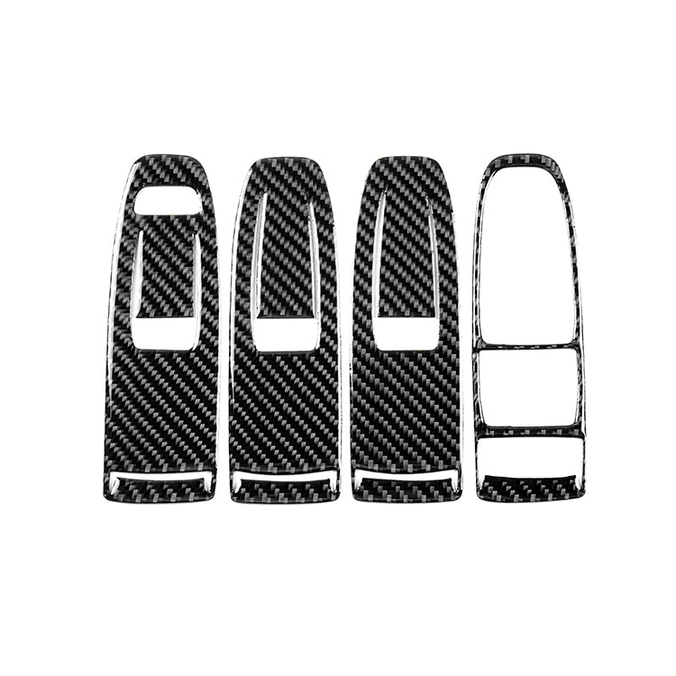 JDMuscle 2022-23 WRX P&S Series Carbon Fiber Window Switch Trim Covers 4 PC | JDM-WRX22-WSC