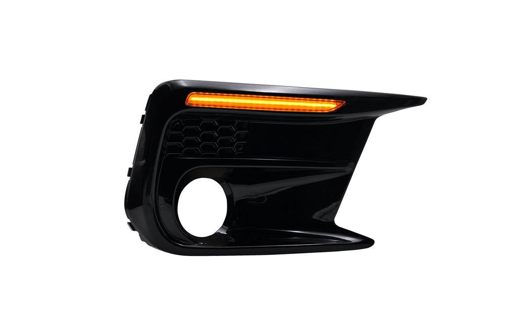 JDMuscle 18-21 WRX/STI JDM Style Sequential Turn+Drl Bezel w/ Fog Light Cut Out