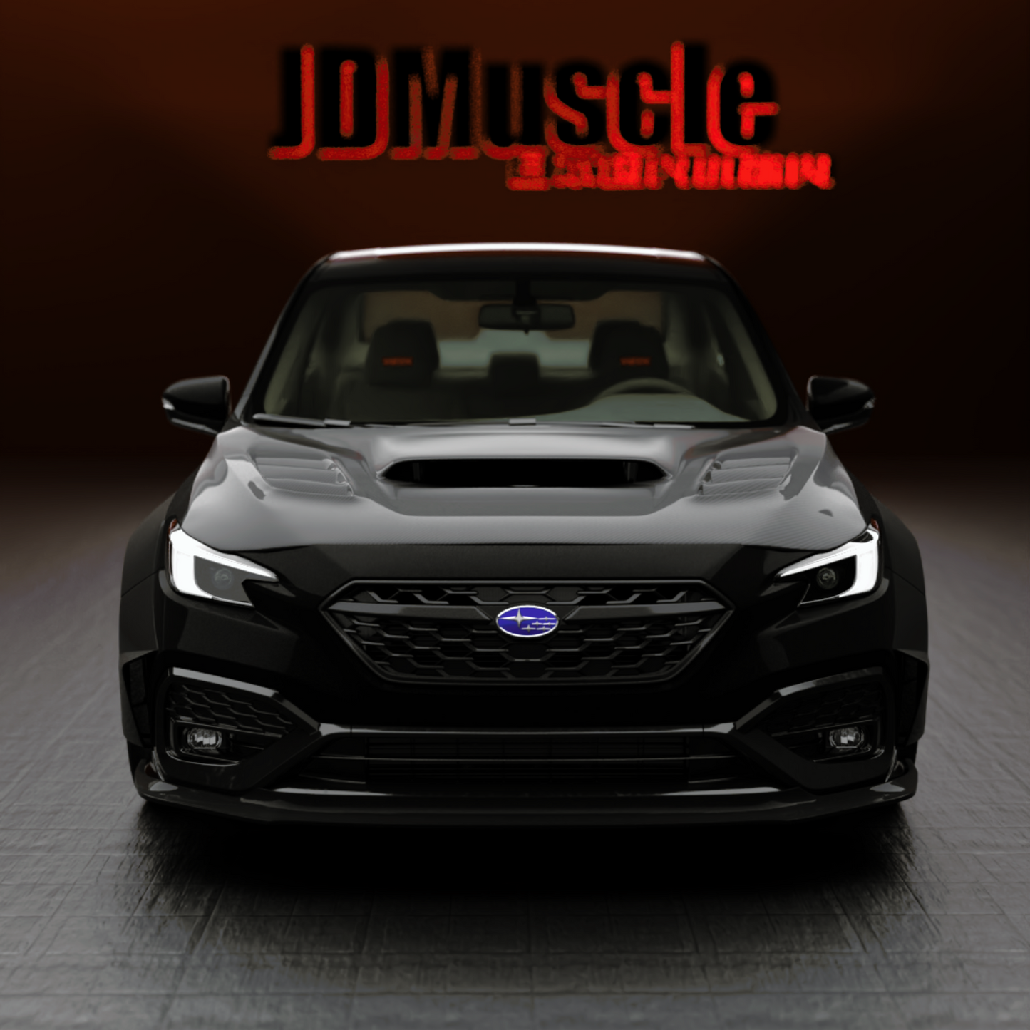 JDMuscle 2022-23 WRX Kōgeki Style Front Lip