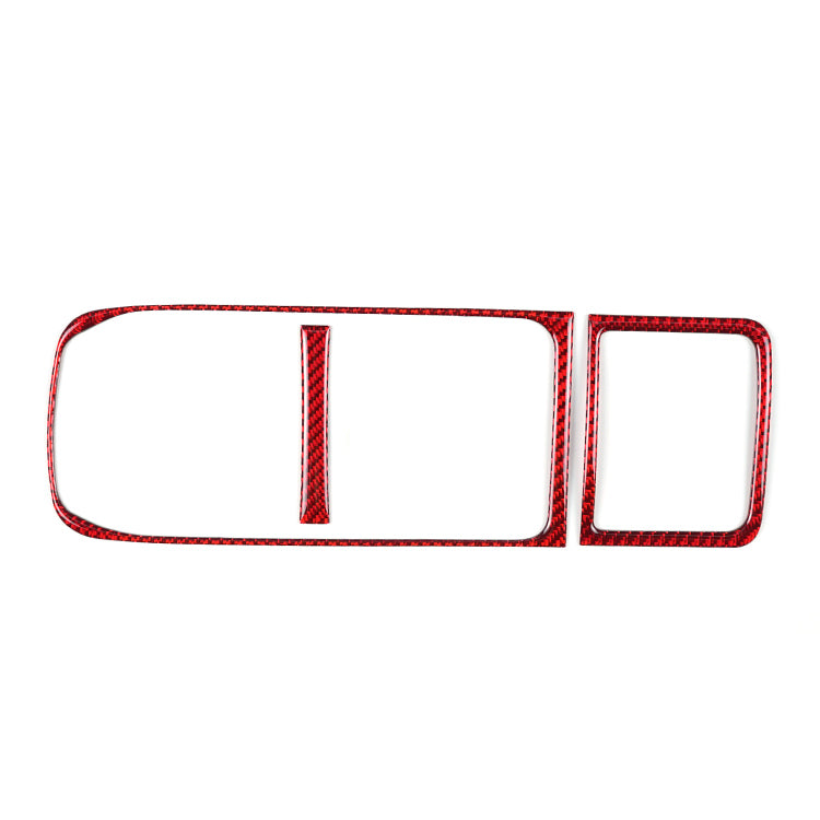 JDMuscle 22-25 WRX P&S Series Carbon Fiber Cupholder Inner Trim | Black Carbon Fiber/ Red Carbon Fiber