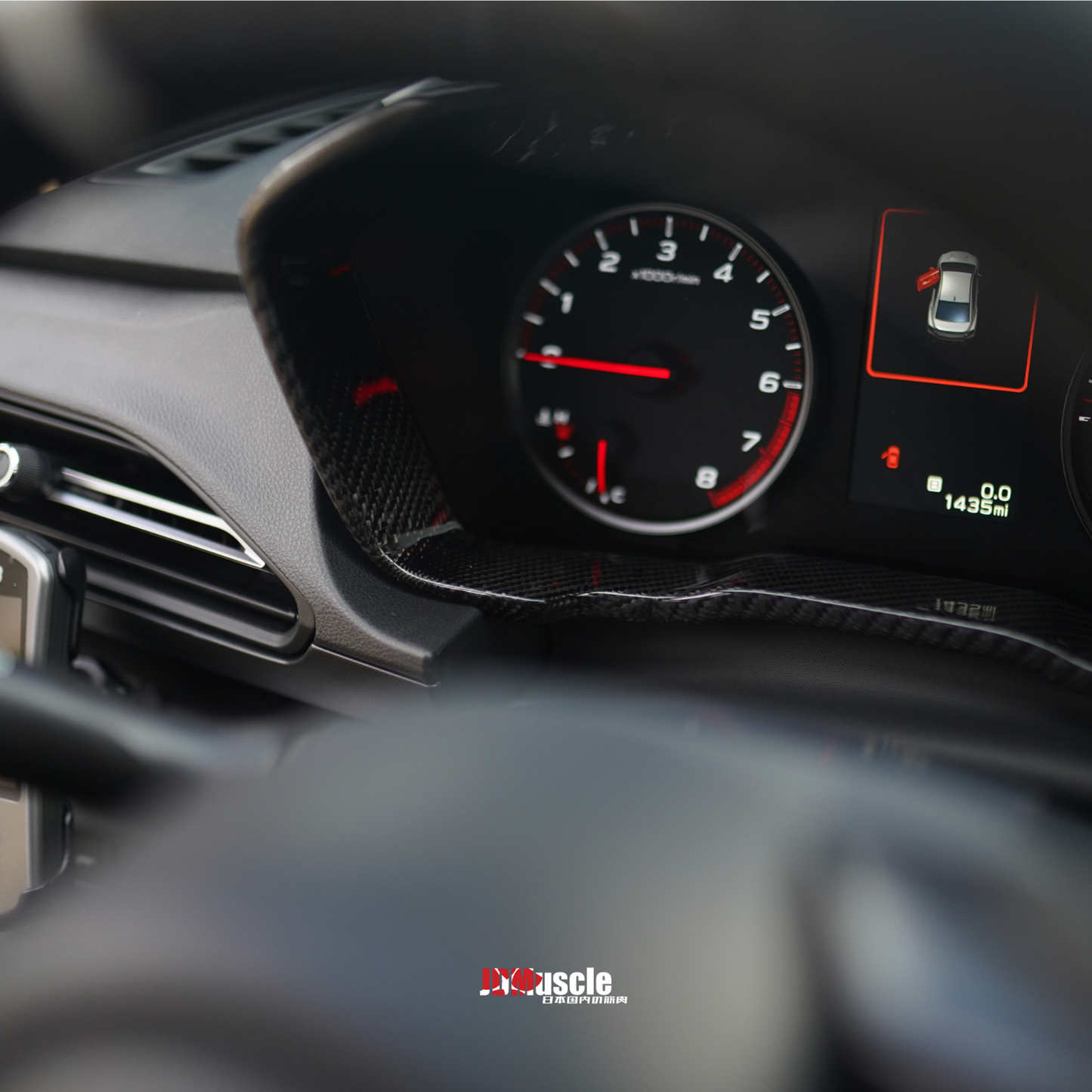 JDMuscle 22-25 WRX Carbon Fiber Gauge Cluster Trim Replacement