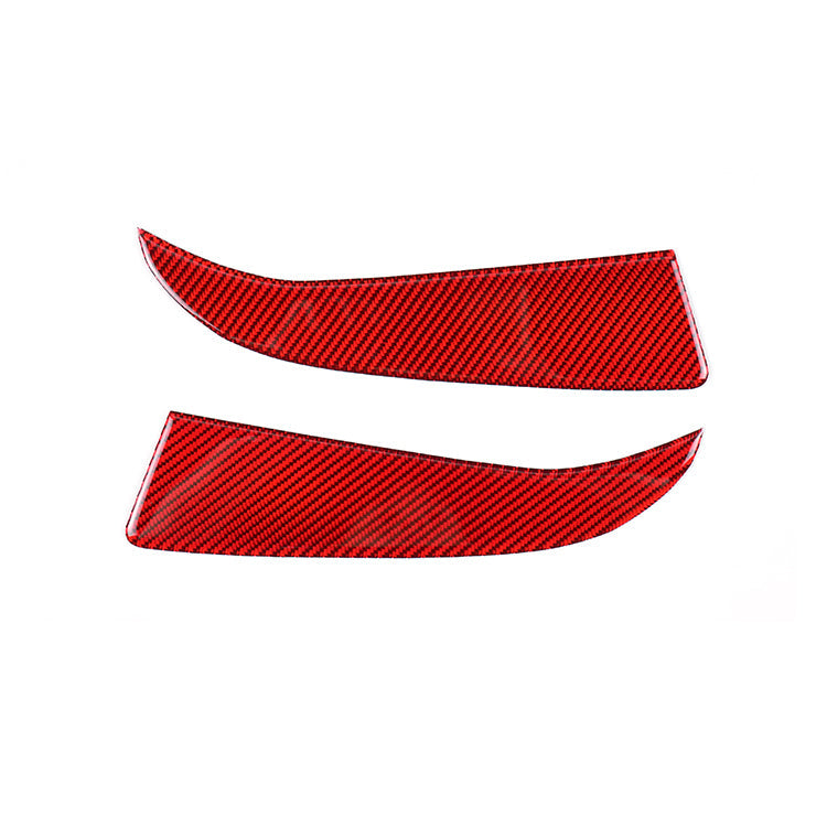 JDMuscle 22-25 WRX P&S Series Carbon Fiber Center Kicker Panel Accents 2 PC| Black Carbon Fiber/ Red Carbon Fiber