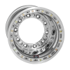 Weld Wide 5 HS 15x14 / 5x10.25 / 4 BS - Polished Shell - Black Mod OBL Wheel