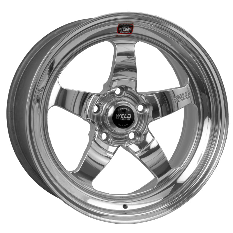 Weld S71 18x9 / 5x4.75 BP / 5.1in. BS Polished Wheel (High Pad) - Non-Beadlock