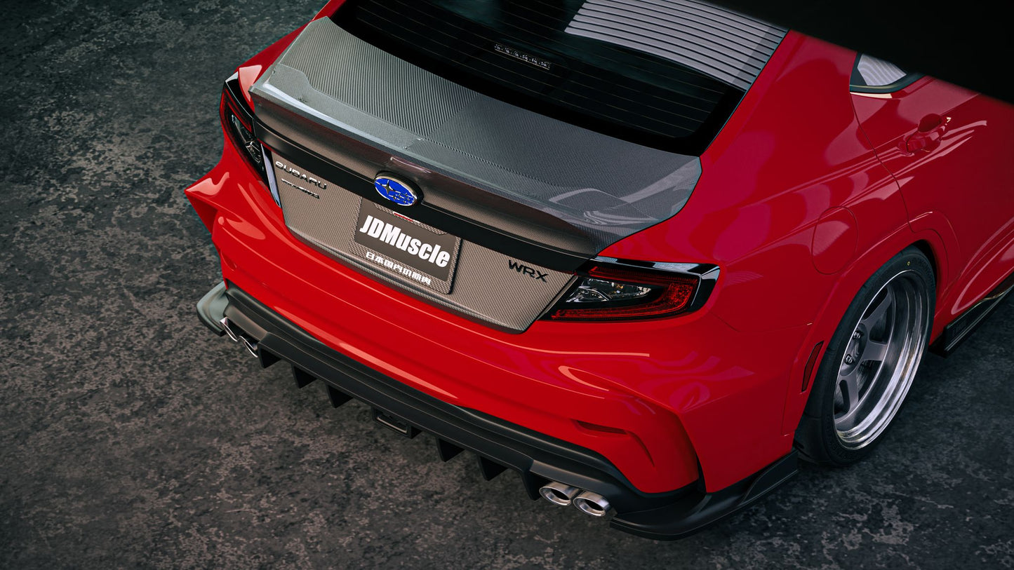 JDMuscle 22-25 WRX Evolution Rear Bumper