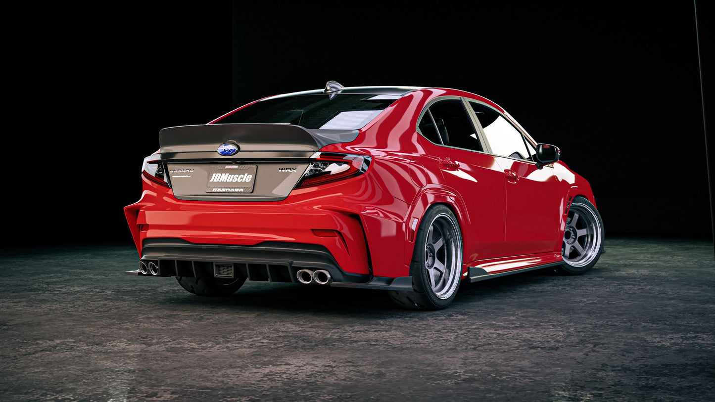 JDMuscle 22-25 WRX Evolution Rear Bumper