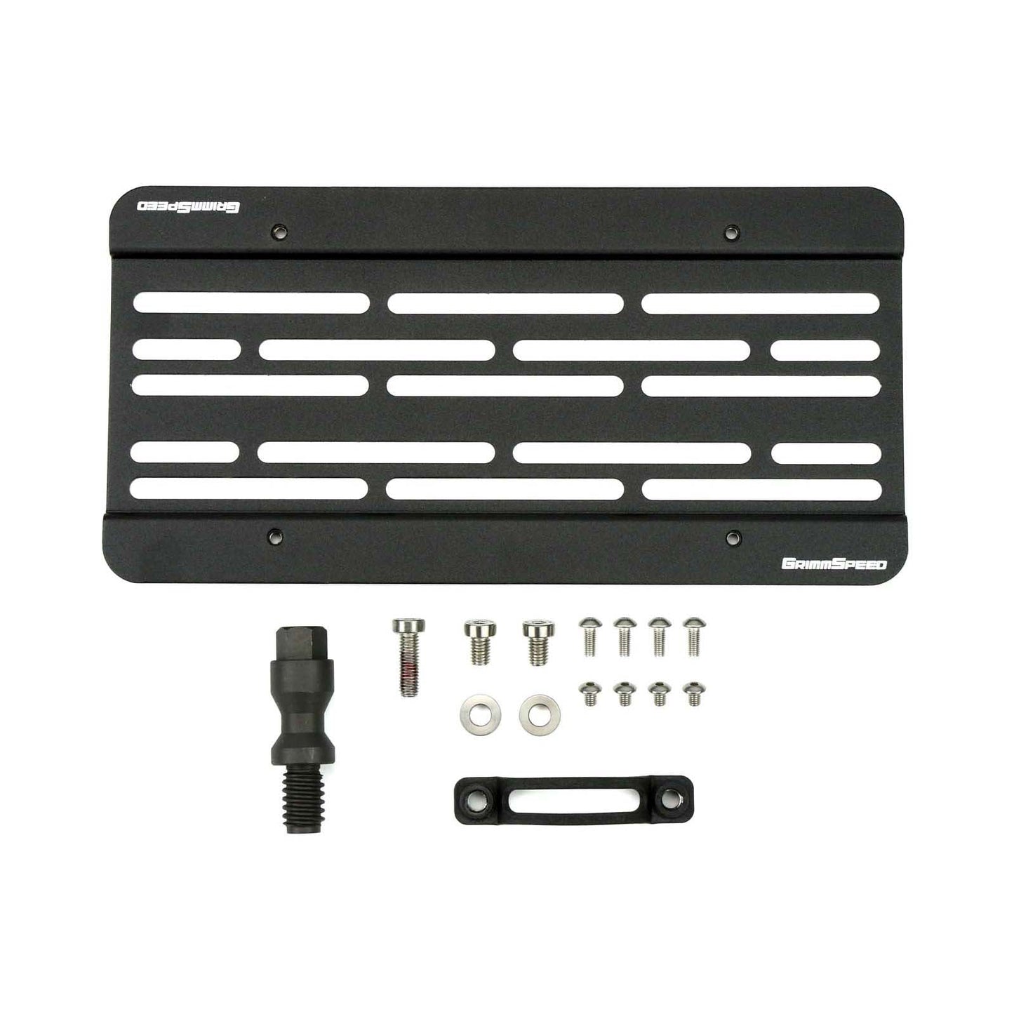GrimmSpeed License Plate Relocation Kit - 2016-18 Ford Focus RS